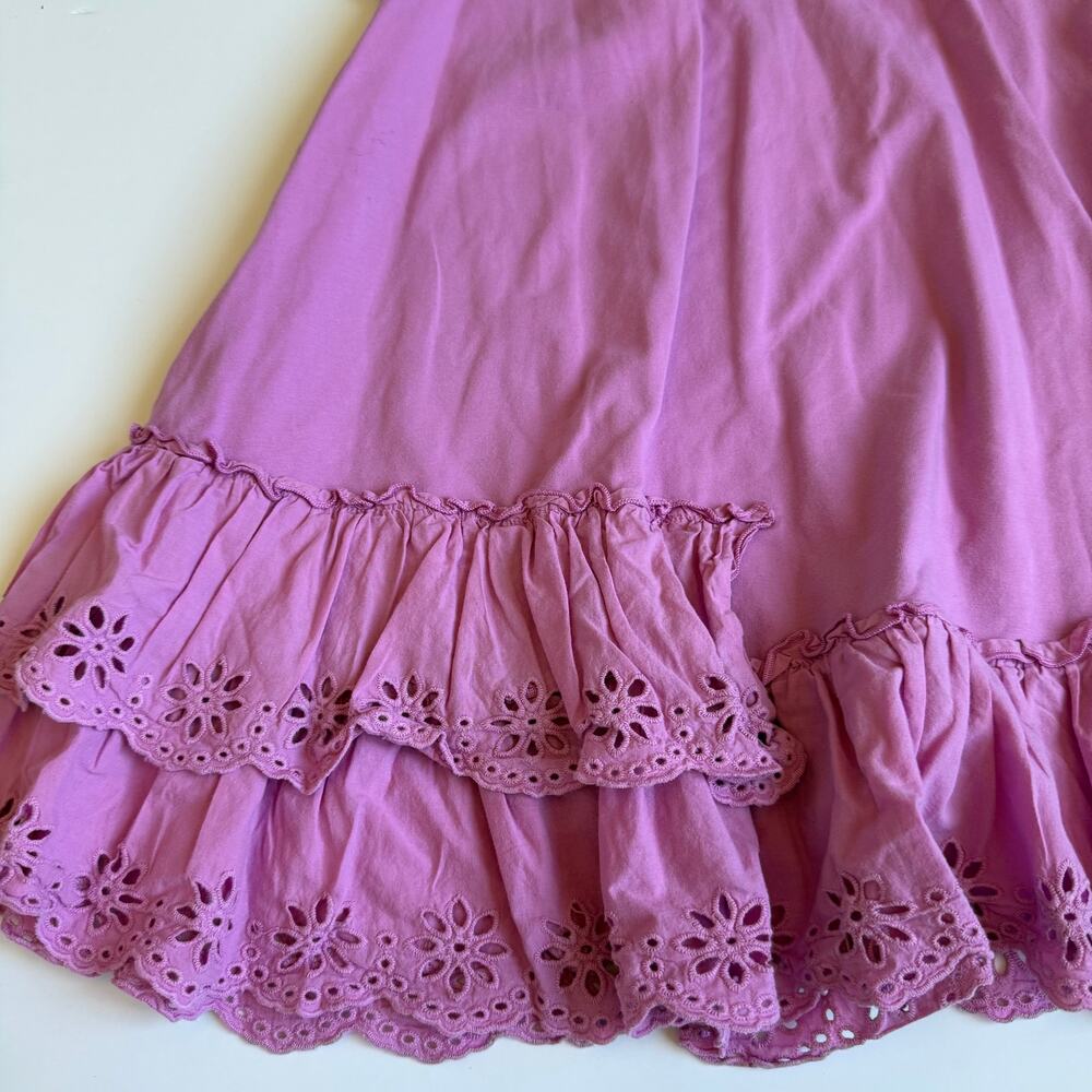 Matilda Jane Stella Eyelet & Ruffle Dress Enchanted Garden Girls 10 - Picture 4 of 7